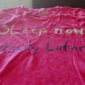 Victoria's secret pink tee large